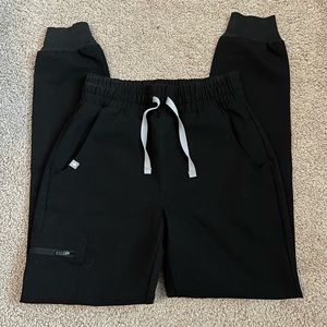 Figs High Waisted Zamora Joggers - XXS Black